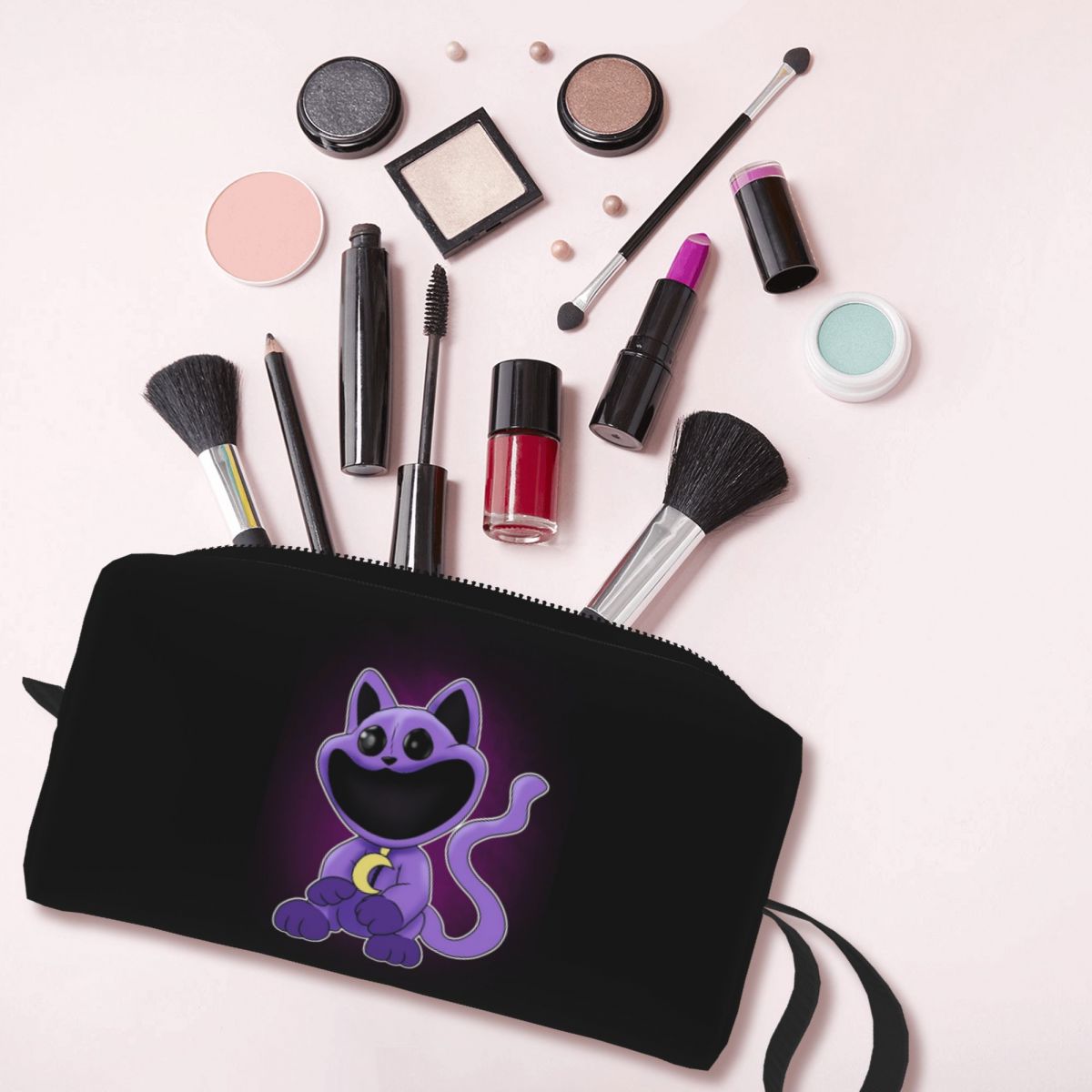 Makeup Plus Beauty - Косметичка-органайзер Catnap Plus для женщин, дорожный