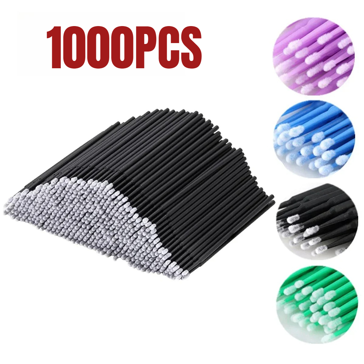 Beauty Makeup Brushes - 1000/500 шт. щетка для чистки ресниц,