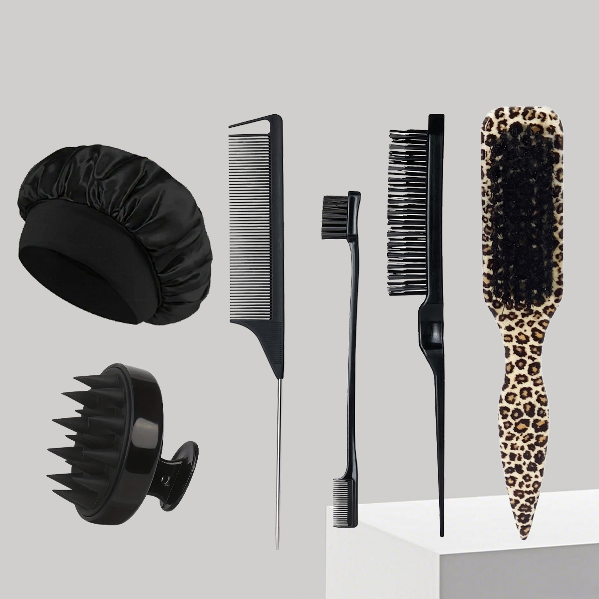 Hair Scalp Massager - Набор инструментов для укладки волос, 6