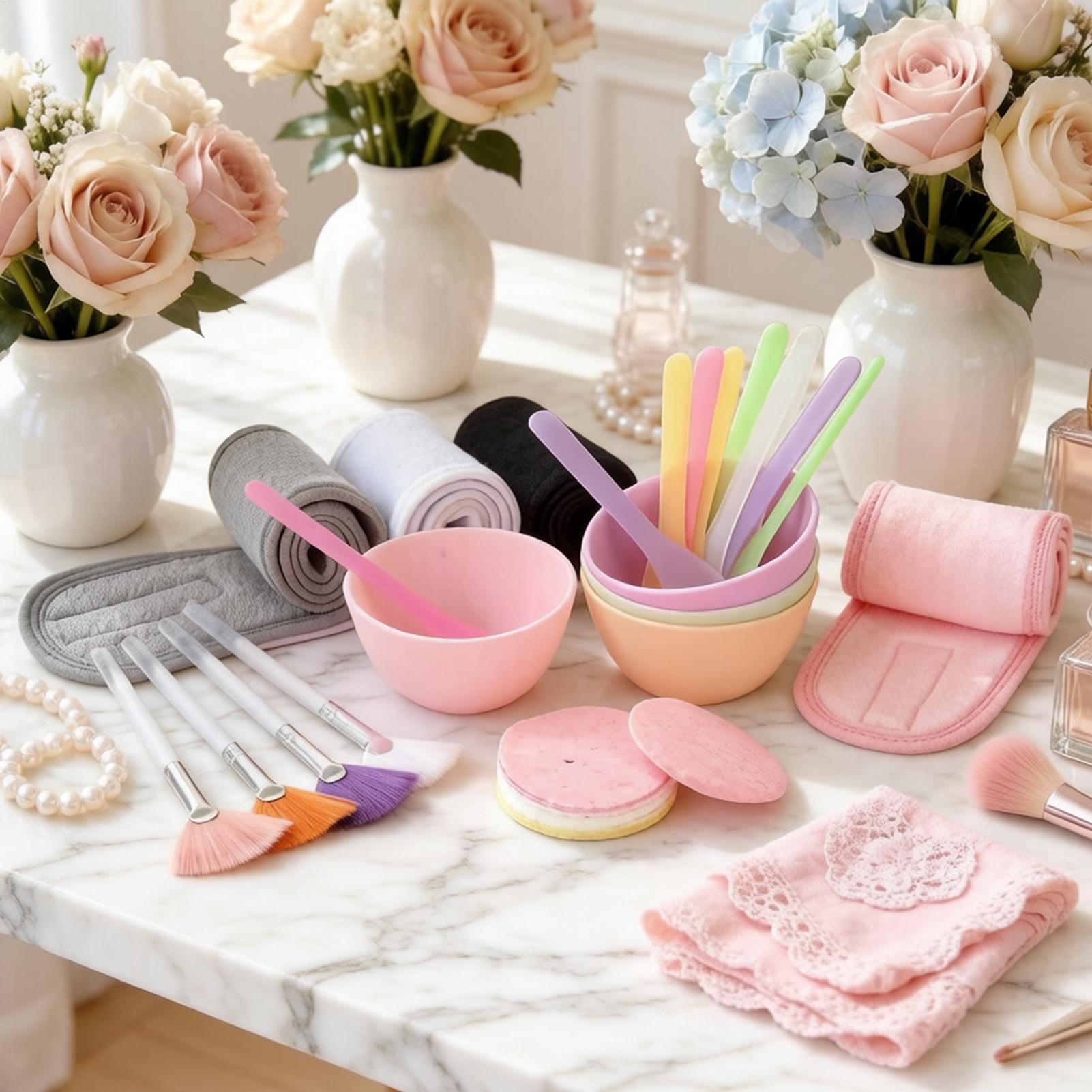 Beauty Makeup Brushes - Набор силиконовых многоразовых шпателей и кистей
