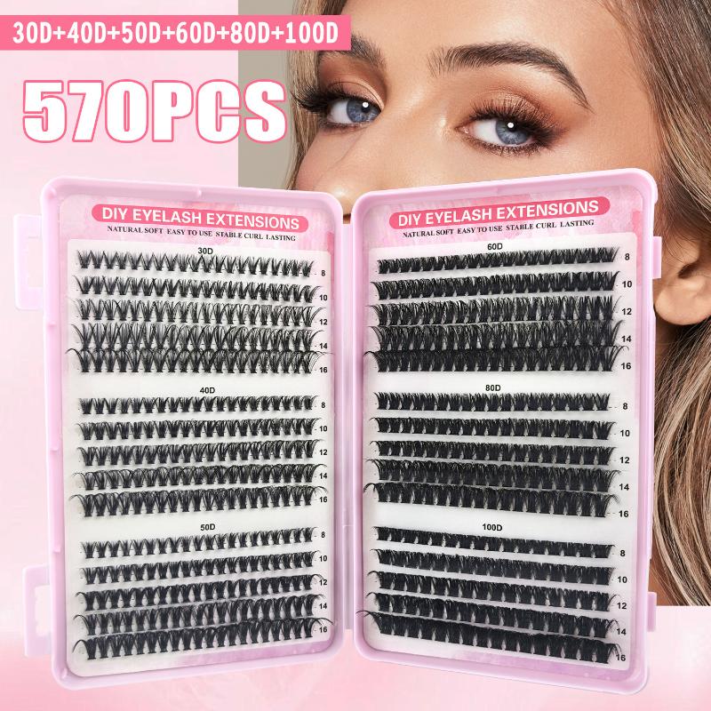 Beauty Book Makeup Kit - Индивидуальные ресницы 570 шт. 30D 40D