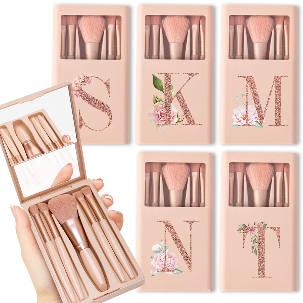 Beauty Flower Makeup - 5 шт., набор косметических кистей с