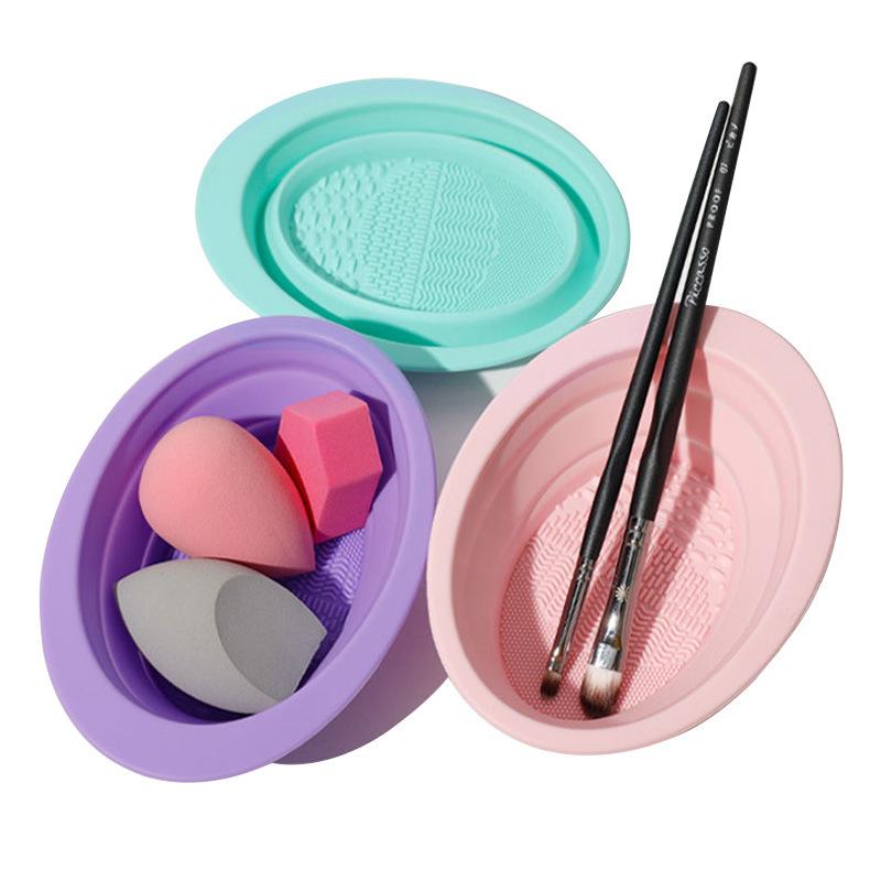 Складная миска для чистки пудр – обзор и цена Beauty Makeup Brushes