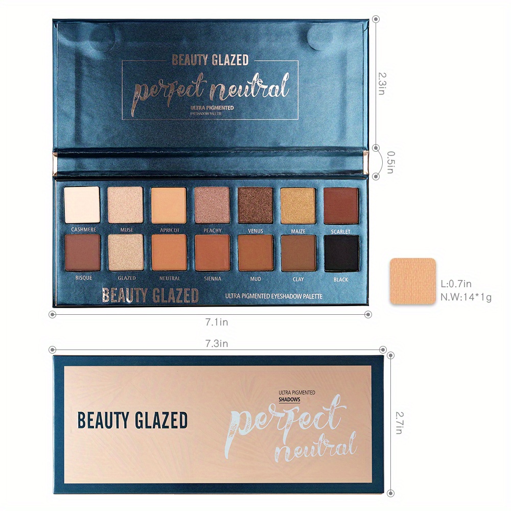BEAUTY GLAZED 14 оттенков тени – обзор и цена Beauty Huda Makeup