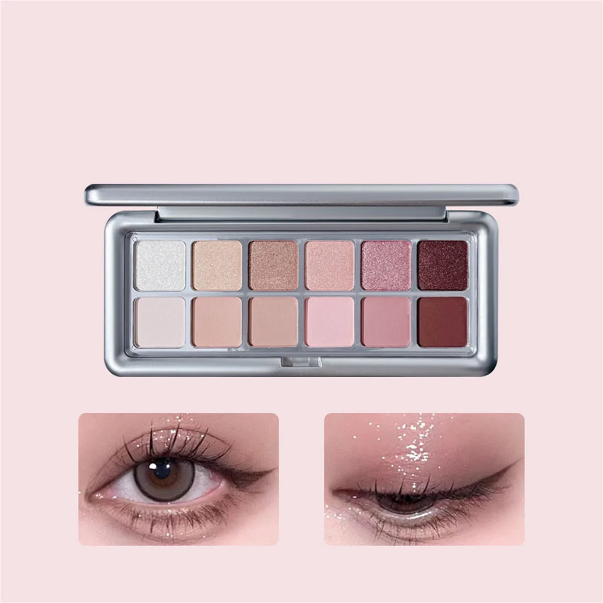 12-цветная пластина для теней  – обзор и цена Beauty Huda Makeup