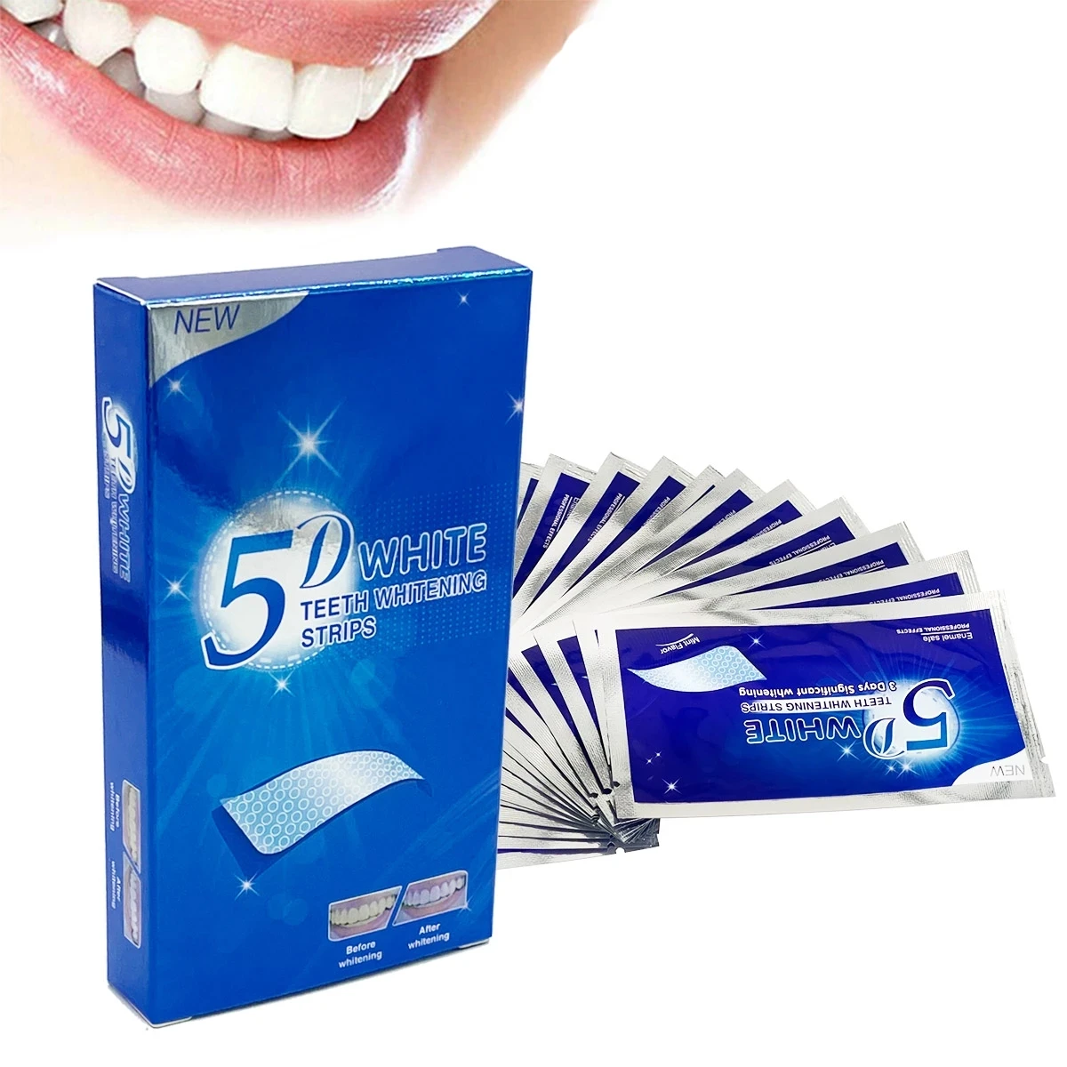 Отбеливающие полоски для зубов – обзор и цена Teeth Whitening Strips