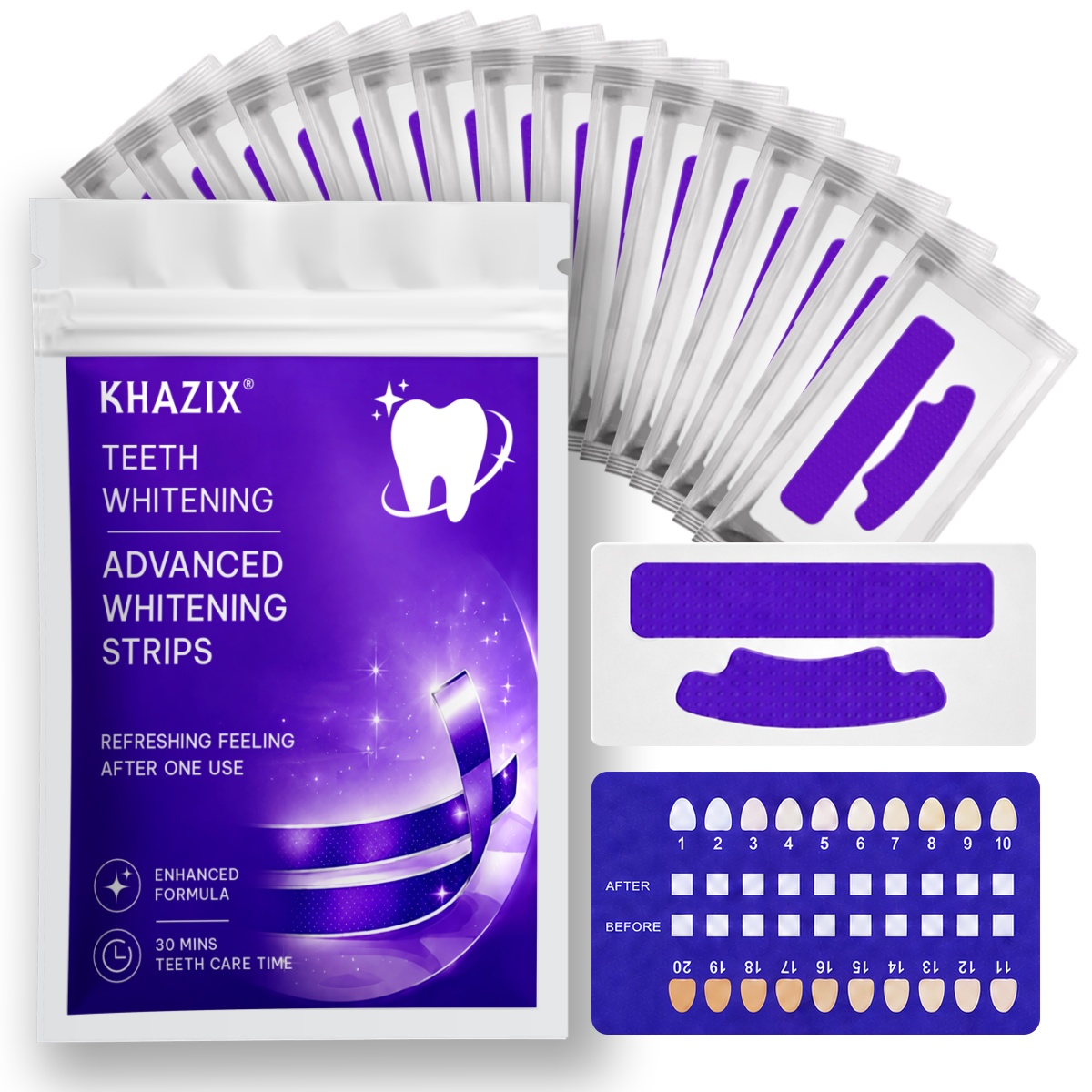 1/7 пары отбеливающих полосок  – обзор и цена Teeth Whitening Strips