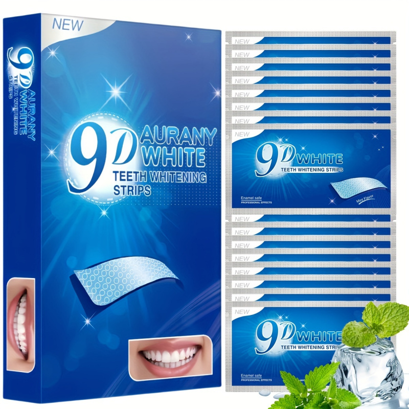 21 пара 9D белых полосок для о – обзор и цена Teeth Whitening Strips