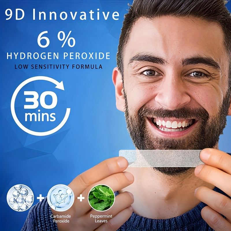 21 пара 9D белых полосок для о – обзор и цена Teeth Whitening Strips