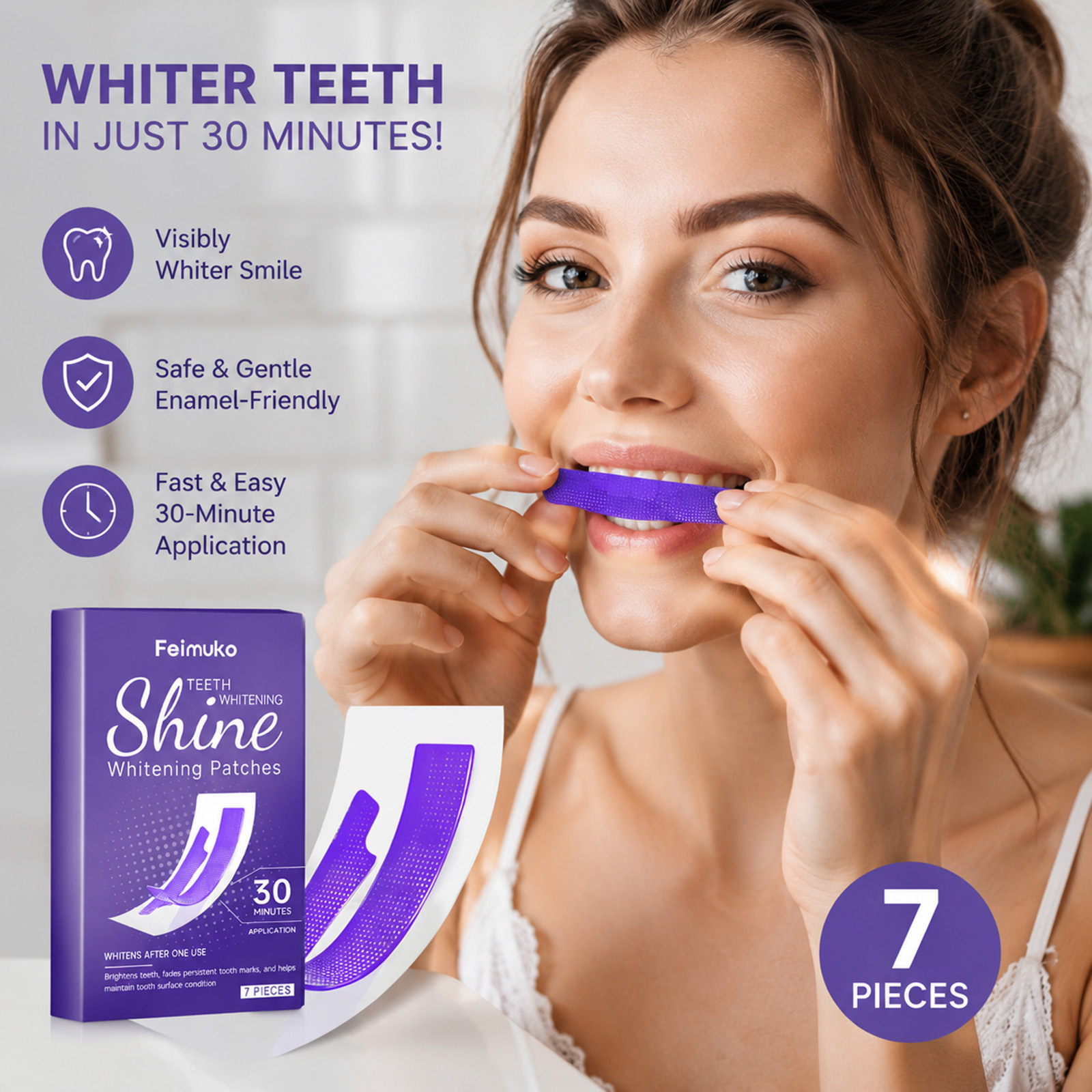 Отбеливающие полоски для зубов – обзор и цена Teeth Whitening Strips