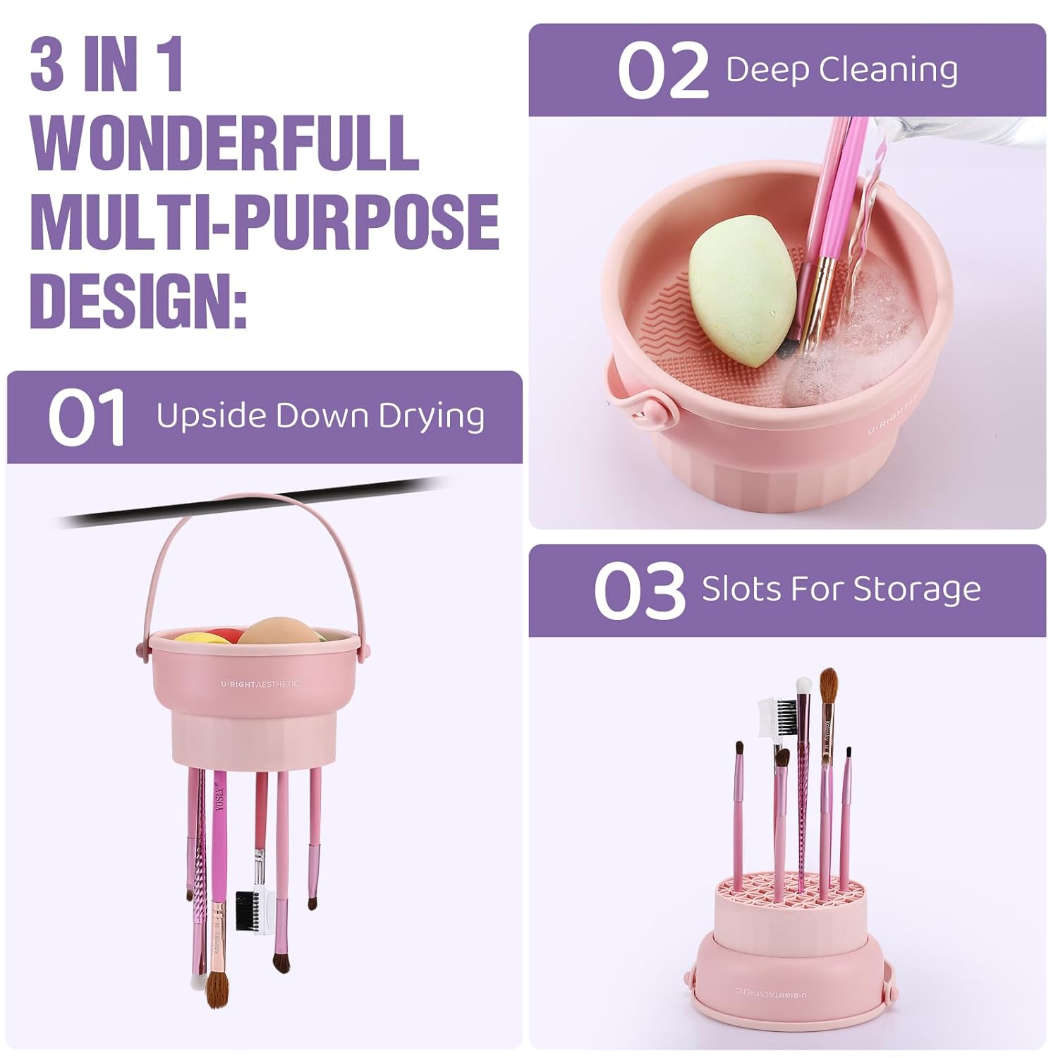 Набор для чистки кистей для ма – обзор и цена Beauty Makeup Egg