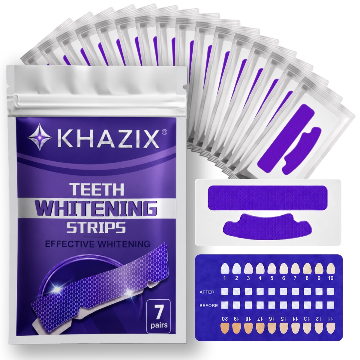 1/7 пары полосок для отбеливан – обзор и цена Teeth Whitening Strips