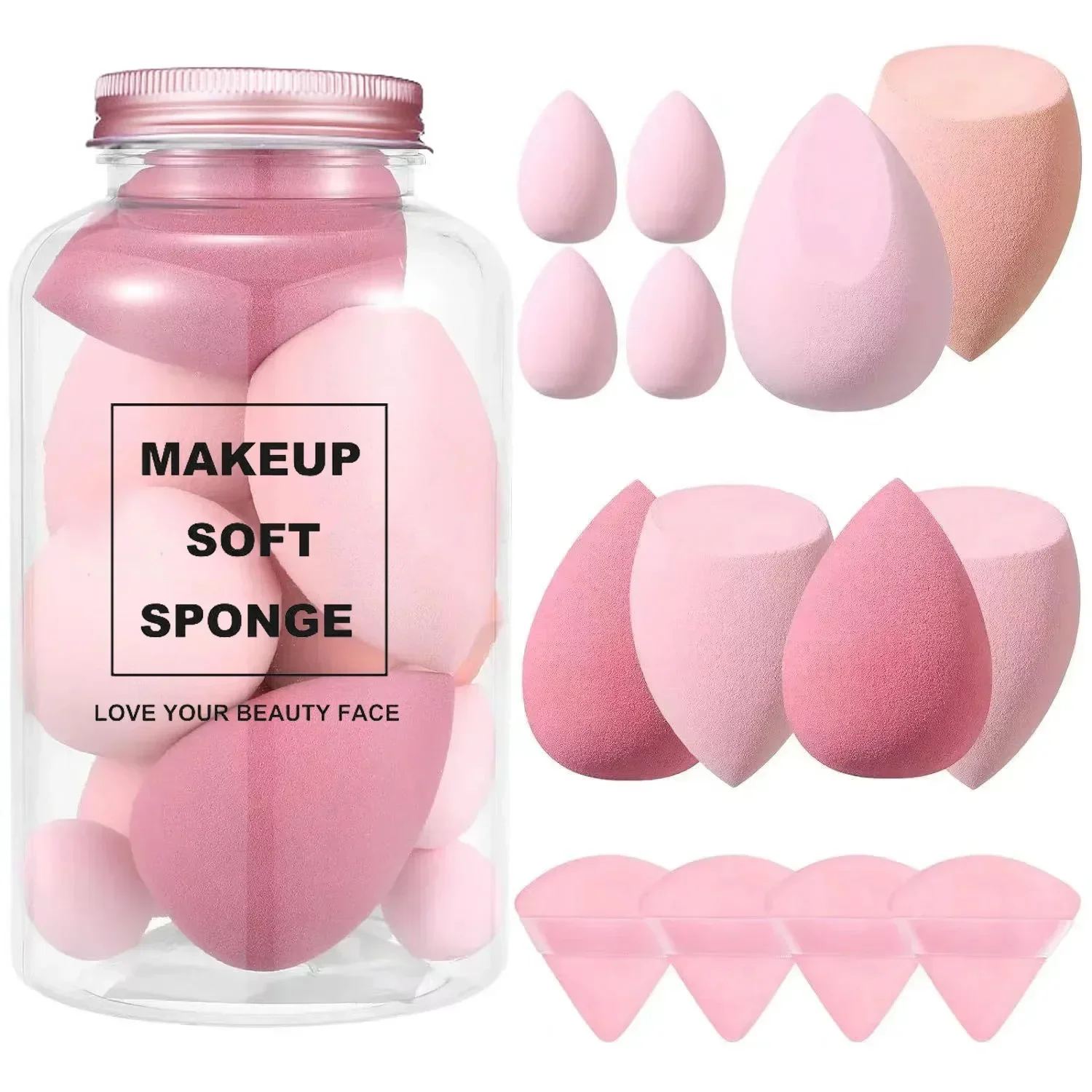 12/14 шт., спонж для макияжа,  – обзор и цена Beauty Makeup Egg
