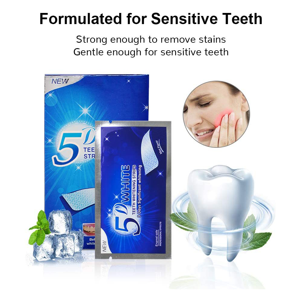 5D-полоски для отбеливания зуб – обзор и цена Teeth Whitening Strips
